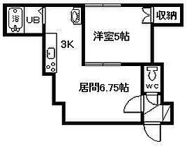 スクエアII 106 ｜ 北海道旭川市永山四条17丁目（賃貸アパート1DK・1階・27.00㎡） その2