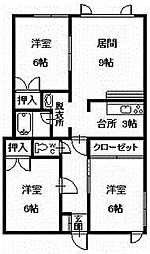 間取図画像 3LDK