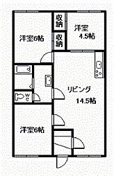 ハイツセンヨウ 3LDKの間取図画像