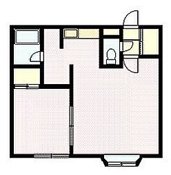 ロイヤルH 1LDKの間取図画像