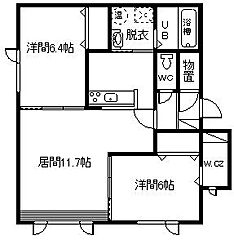 物件の間取り