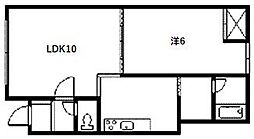サンマックハイツ 1LDKの間取図画像
