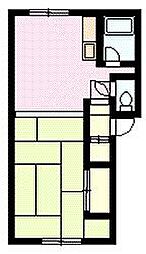 カナディアンハウス 1DKの間取図画像