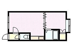 コルドバA 1DKの間取図画像