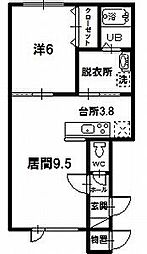 ネオ 1LDKの間取図画像