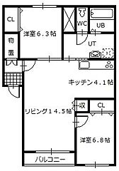 物件の間取り