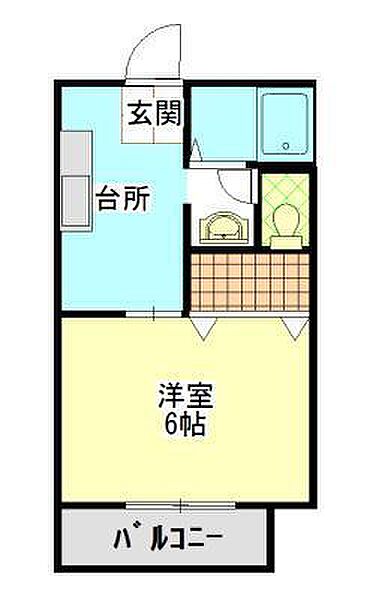 サンライフかもまえ ｜広島県福山市南蔵王町1丁目(賃貸アパート1K・1階・23.77㎡)の写真 その2