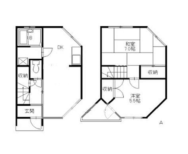 コーポサンライズ ｜広島県福山市新市町大字戸手(賃貸アパート2LDK・1階・62.82㎡)の写真 その2