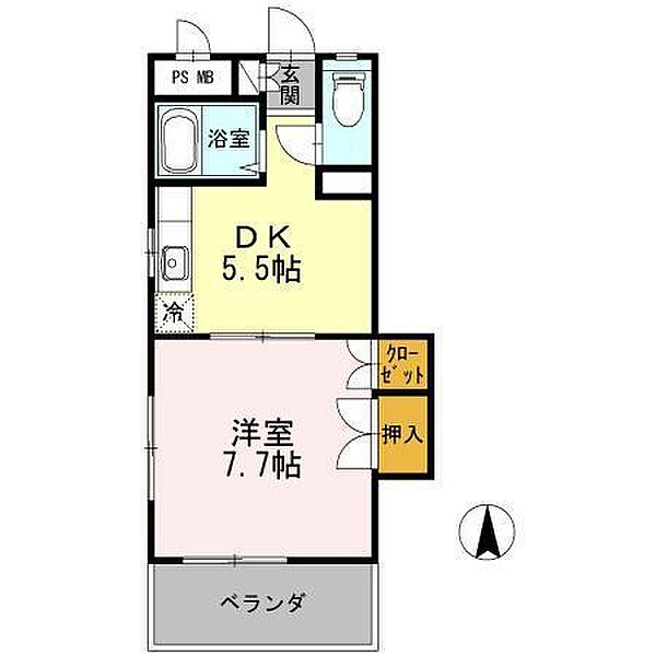 みよしのハイツ ｜広島県福山市三吉町南2丁目(賃貸マンション1DK・3階・30.69㎡)の写真 その2