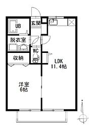 間取図画像 1LDK