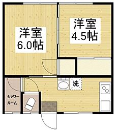 間取図画像 2DK