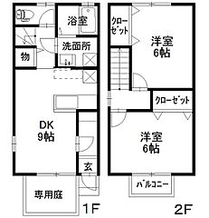物件の間取り