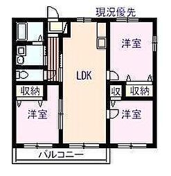 グランソレイユ1 3LDKの間取図画像