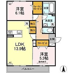 物件の間取り