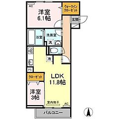 物件の間取り