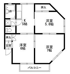物件の間取り