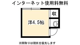 シェアフラット桜木 210 ｜ 京都府京都市左京区松ケ崎桜木町8-1（賃貸アパート1R・2階・11.34㎡） その2