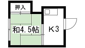 緑荘  ｜ 京都府京都市左京区一乗寺河原田町（賃貸アパート1K・1階・18.00㎡） その2