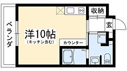 Koti桂楽 1Kの間取図画像