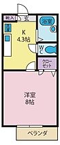 ビューハウス志摩B  ｜ 山梨県甲斐市島上条（賃貸アパート1K・2階・26.44㎡） その2