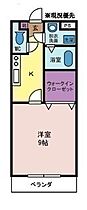 エスペランサタカラ  ｜ 山梨県甲府市幸町（賃貸アパート1K・2階・30.78㎡） その2