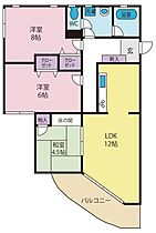 樋川フラットII  ｜ 山梨県甲府市後屋町（賃貸マンション3LDK・3階・70.70㎡） その2