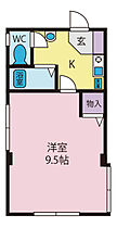 LIFE1074  ｜ 山梨県中巨摩郡昭和町西条（賃貸マンション1K・2階・25.58㎡） その2