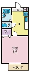 間取図画像 1K