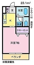 間取図画像 1K