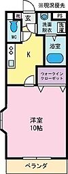 間取図画像 1K