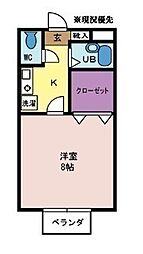 間取図画像 1K