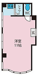 ルート52 ワンルームの間取図画像