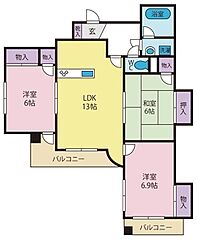 物件の間取り