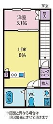 エル河口湖 1LDKの間取図画像