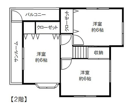 ２階間取図