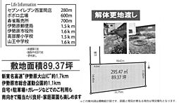 売地　伊勢原市西富岡　89坪超え