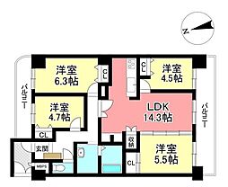 間取図画像 4LDK