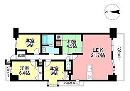 ラ・ヴィル壱番館 4LDKの間取図画像