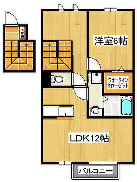 ロイヤルヒルズＭ 203｜千葉県船橋市前貝塚町(賃貸アパート1LDK・2階・54.60㎡)の写真 その2