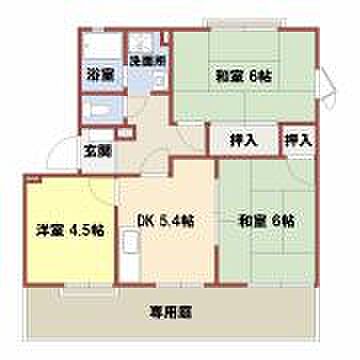 パインコートＳＥＩＷＡ A201｜兵庫県高砂市曽根町(賃貸アパート3DK・2階・50.81㎡)の写真 その2