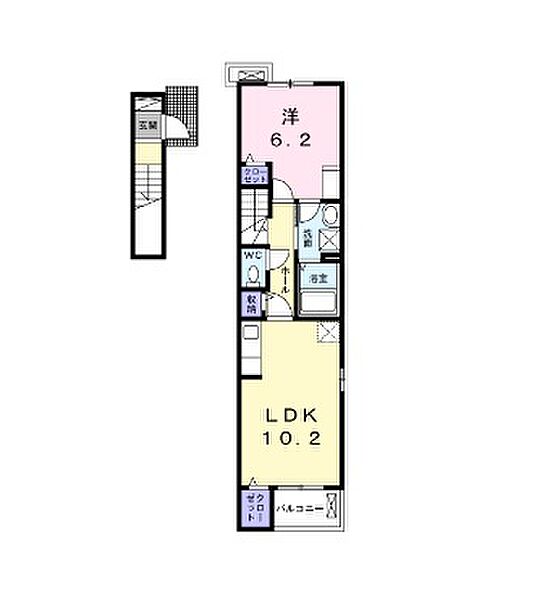 ファンド野里II 201｜兵庫県姫路市野里(賃貸アパート1LDK・2階・43.76㎡)の写真 その2