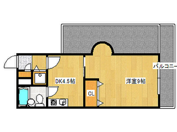 エクセレントリブ六甲 403｜兵庫県神戸市灘区高徳町4丁目(賃貸マンション1DK・4階・35.91㎡)の写真 その2