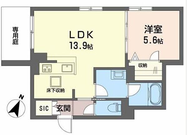 エクセレントガーデンヒルズ B103｜兵庫県神戸市垂水区桃山台2丁目(賃貸アパート1LDK・1階・45.92㎡)の写真 その2