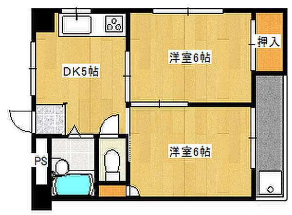 ブリード神戸壱番館 303｜兵庫県神戸市灘区灘北通7丁目(賃貸マンション2DK・3階・30.00㎡)の写真 その2