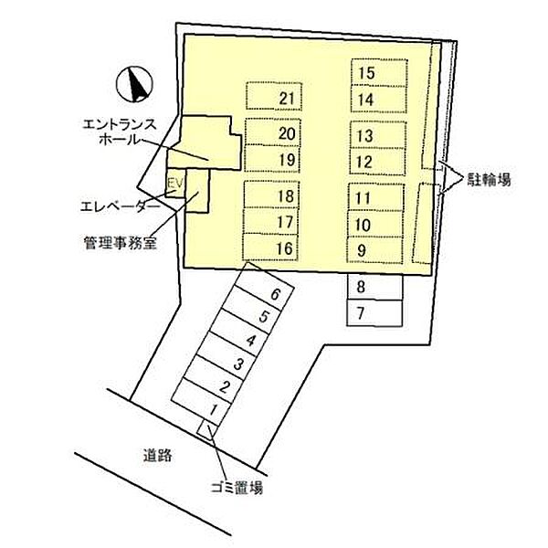 朝日プラザ姫路城南サバーブ 202｜兵庫県姫路市飾磨区城南町1丁目(賃貸マンション3DK・2階・57.72㎡)の写真 その13