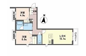 ヴィアソーレＹ 305 ｜ 兵庫県小野市中町（賃貸マンション2LDK・3階・60.42㎡） その2