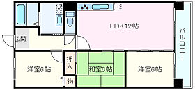 オーシャン 405 ｜ 兵庫県明石市魚住町住吉2丁目（賃貸マンション3LDK・4階・63.45㎡） その2