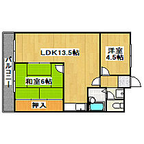 シャトー第一土山 405 ｜ 兵庫県明石市魚住町清水（賃貸マンション2LDK・4階・52.00㎡） その2