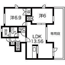 ＯｒｉｇｉｎＭａｔｓｕｏｋａＡ棟 101 ｜ 兵庫県相生市赤坂1丁目（賃貸アパート2LDK・1階・63.34㎡） その2