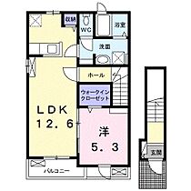 フェリスI 201 ｜ 兵庫県姫路市花田町加納原田（賃貸アパート1LDK・2階・46.54㎡） その2